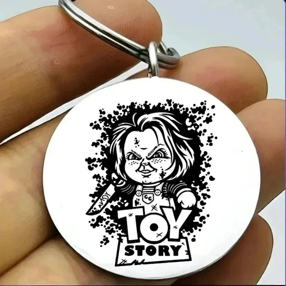 Chucky hot to story scary moive Keychain